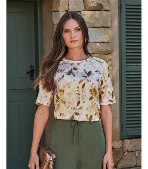 Silk Front T Shirt