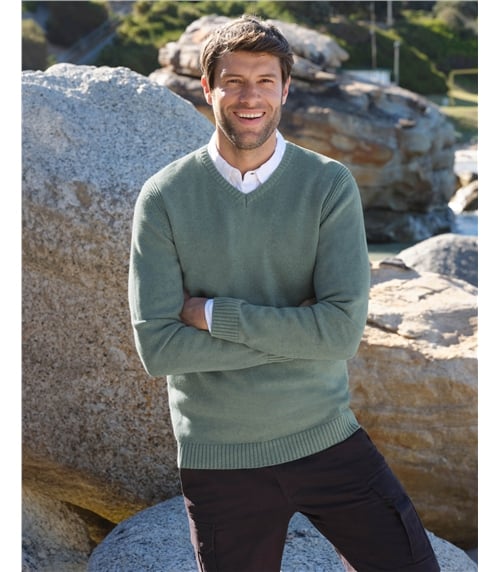 Essential Cotton V Neck