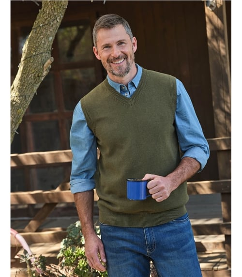 Essential Cotton V Neck Slipover