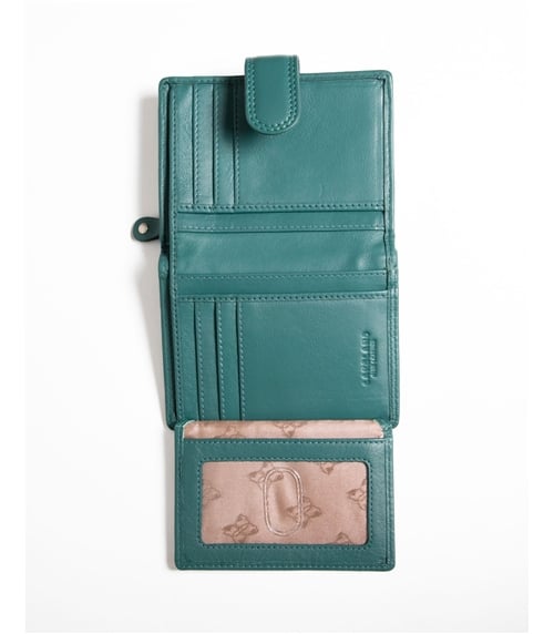 Small Leather Tab Purse