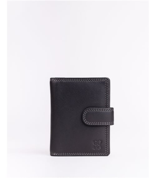 Small Leather Tab Purse