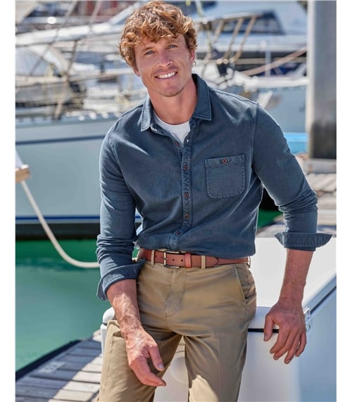 Chemise décontractée en jersey