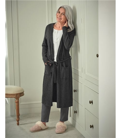 Robe de chambre luxueuse - Femme - Cachemire & Mérinos