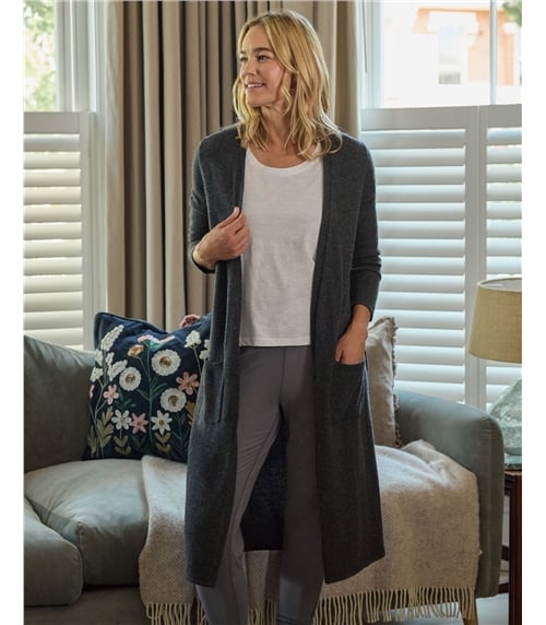 Robe de chambre luxueuse - Femme - Cachemire & Mérinos