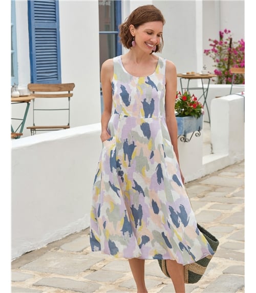 Womens Pocket Pinafore Dress