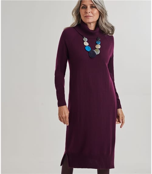 womens wool jumper dress