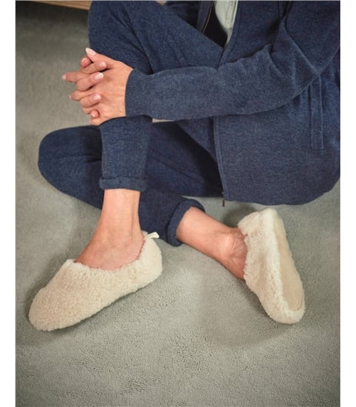 Womens Soft Sheepskin Ballerina