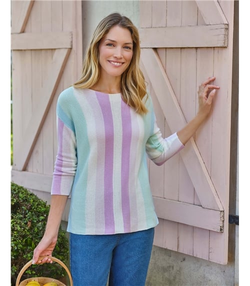 Vertical Stripe Jumper