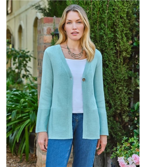 Strickjacke mit Knopfverschluss