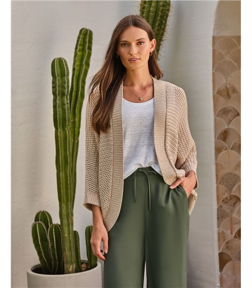 Cotton Edge To Edge Cardigan