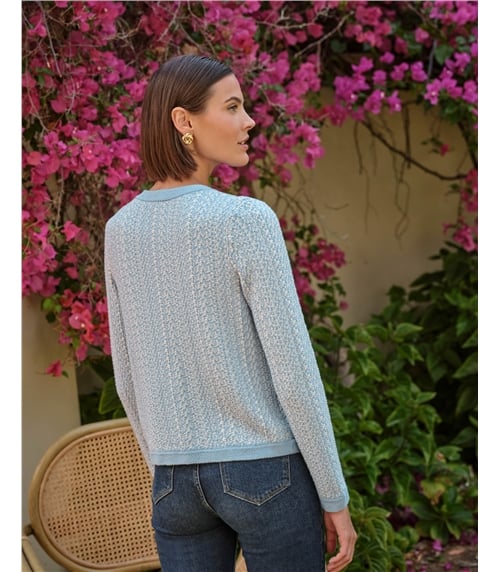 Cotton Tweedy Cardigan