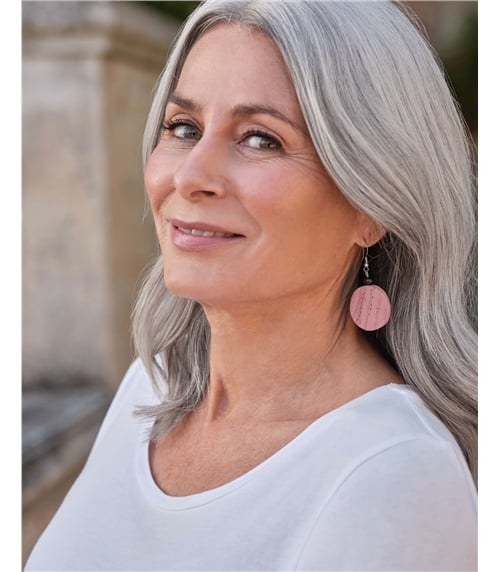 Ohrringe mit Scheibe