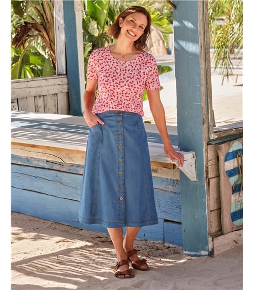 Chambray Skirt