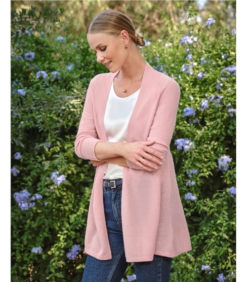 Gassato Lightweight Cashmere Swing Cardigan