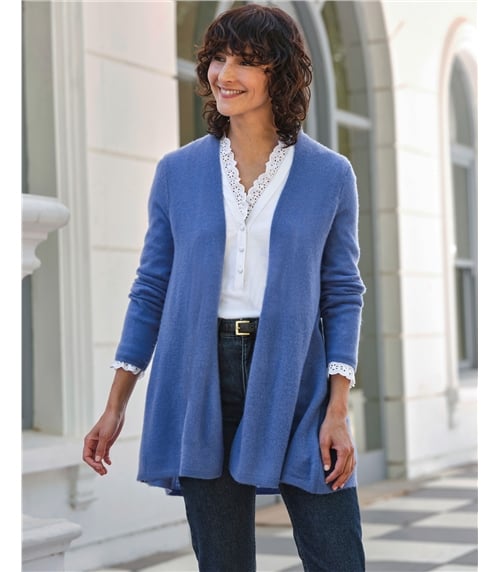 Gassato Lightweight Cashmere Swing Cardigan