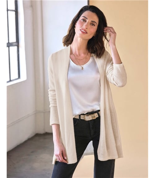 Gassato Lightweight Cashmere Swing Cardigan