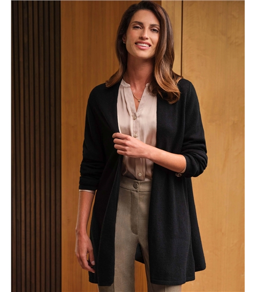 Gassato Lightweight Cashmere Swing Cardigan