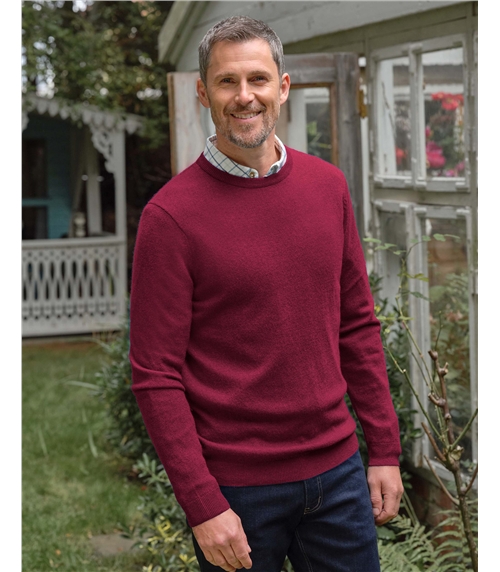 Cashmere Merino Crew Neck Jumper