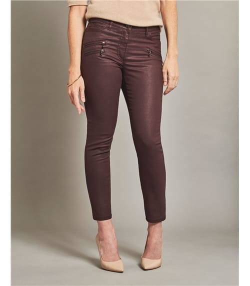 Coated Skinny Jean