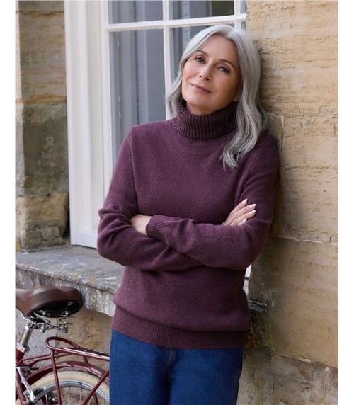 Womens Lambswool Polo
