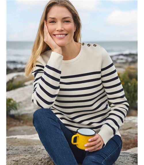 Breton Button Jumper