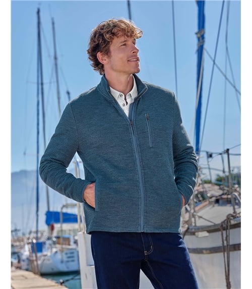 Zip Through Textured Jacket