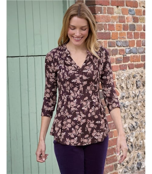 Longline Pintuck Shirt