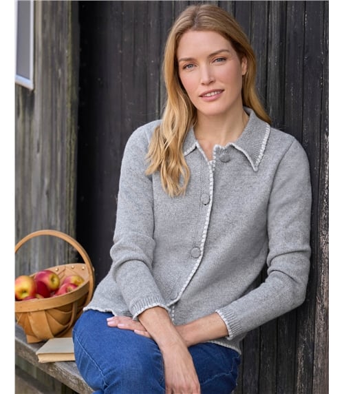Blanket Stitch Cardigan