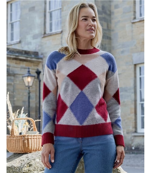 Diamond Stitch Pattern Jumper