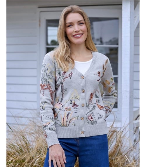 Gilet à motifs animaux de la forêt