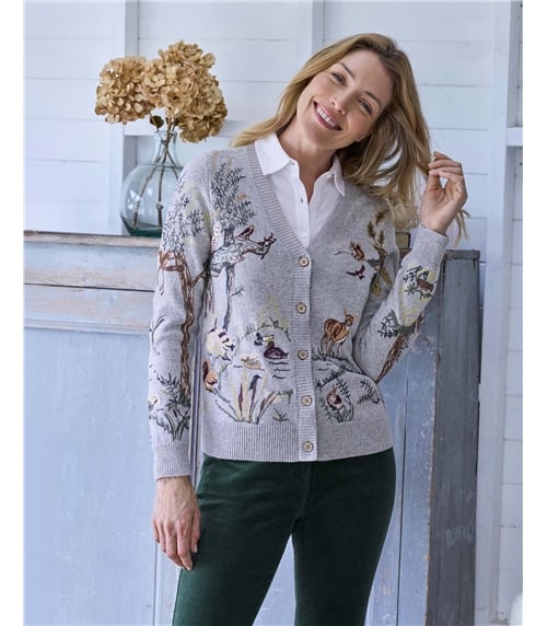 Strickjacke 'Waldfreunde'