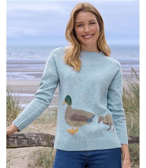 Pullover mit Entemotiv