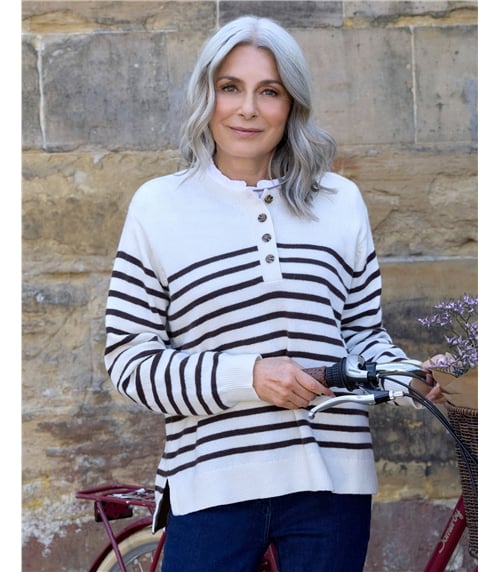 Stripe Henley Top