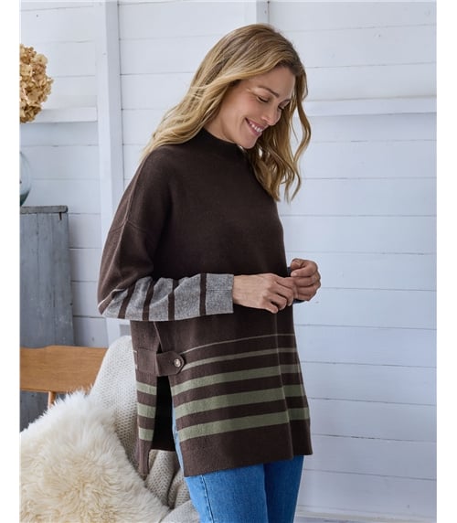 Stripe Tabard Jumper