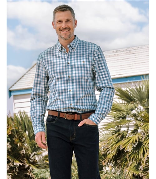 Check Classic Fit Cotton Shirt