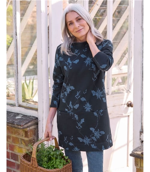 Floral Jacquard Tunic