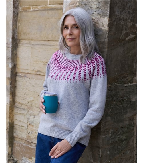 Autumn Sprig Yoke Jumper