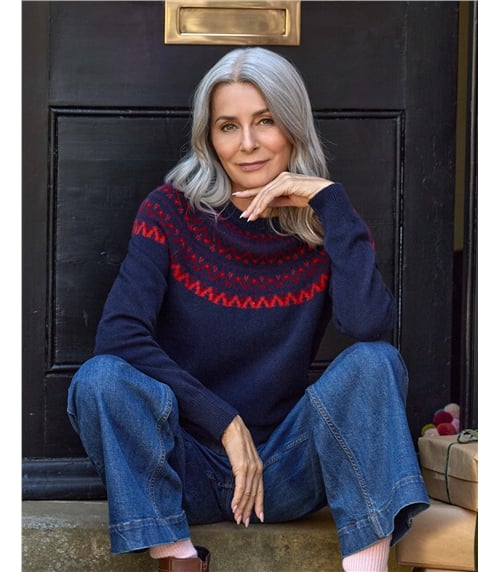 Crew Fairisle Yoke Jumper
