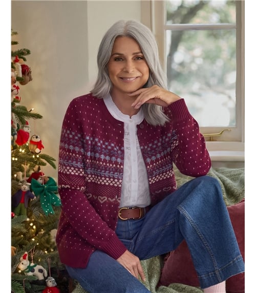 Fairisle Pattern Cardigan