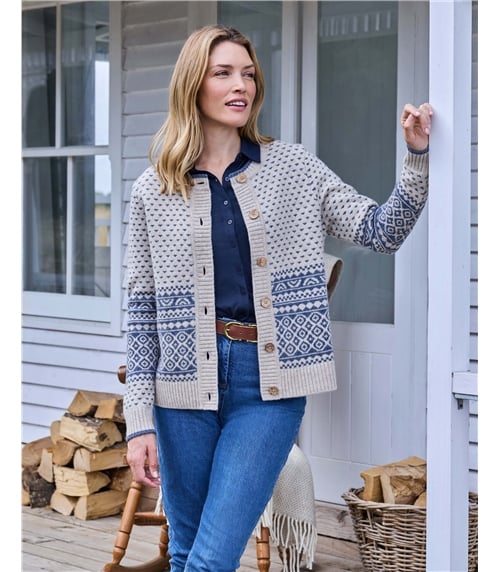 Nordic Mono Stitch Cardigan