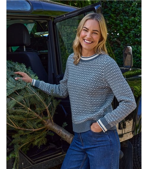 Nordic Stitch Crew Neck Jumper