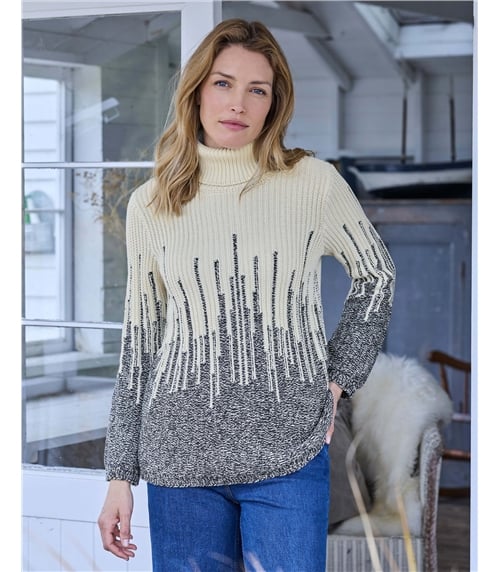 Roll Neck Twist Jumper