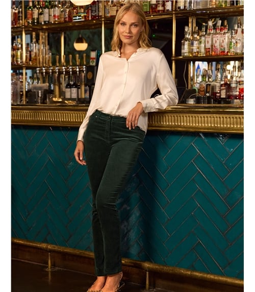 Washed Velvet Jean