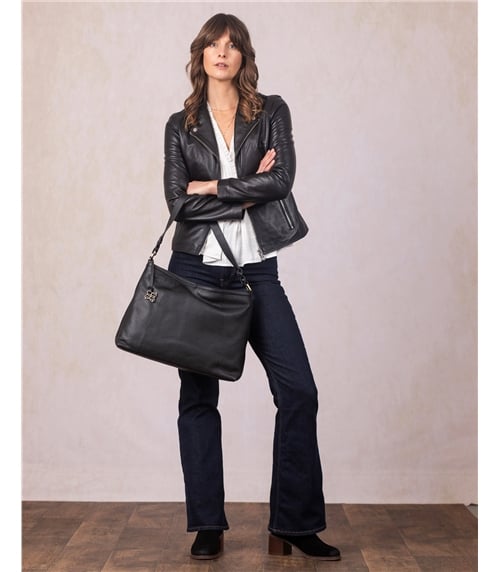 Howgill Leather Hobo Bag