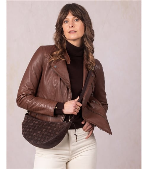 Mirehouse Suede Sling Bag