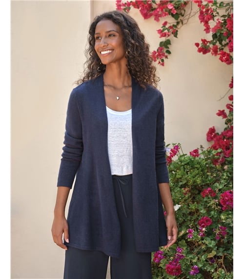 Gassato Lightweight Cashmere Swing Cardigan