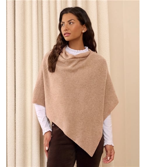 Organic Cashmere Gassato Poncho