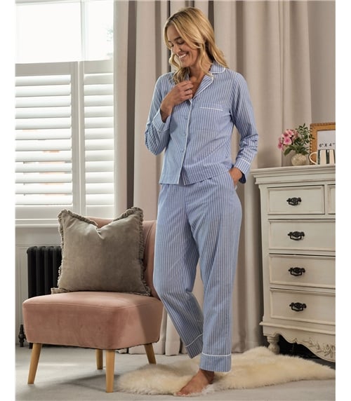 Woven Cotton Long PJ Bottom