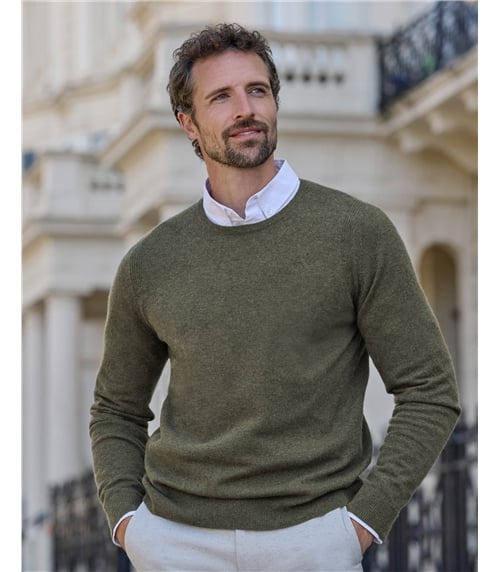 Mens Cashmere Crew Sweater