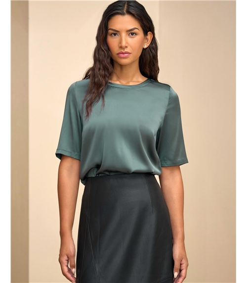 Silk Front T Shirt